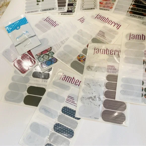 SOLD DON’T BUY Jamberry Mini Heater & 8 Complete Nail Wraps & 12 Partial Wraps - Picture 5 of 15